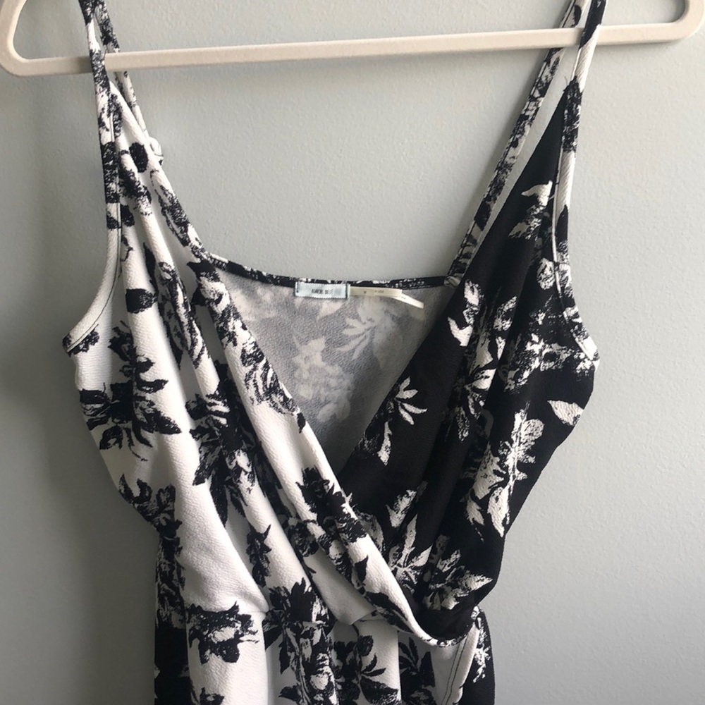 Urban romper skirt surplice wrap